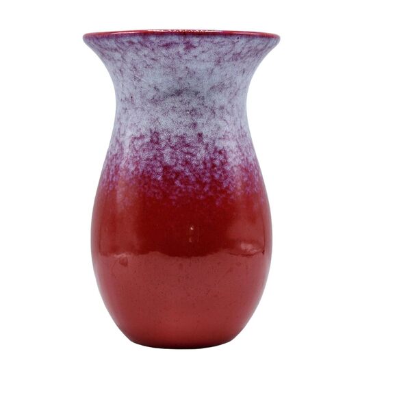 Teleflora Gift Ceramic Vase With Heart Charm Red White And‎ Lavender 8.3x5.3in - Picture 6 of 9